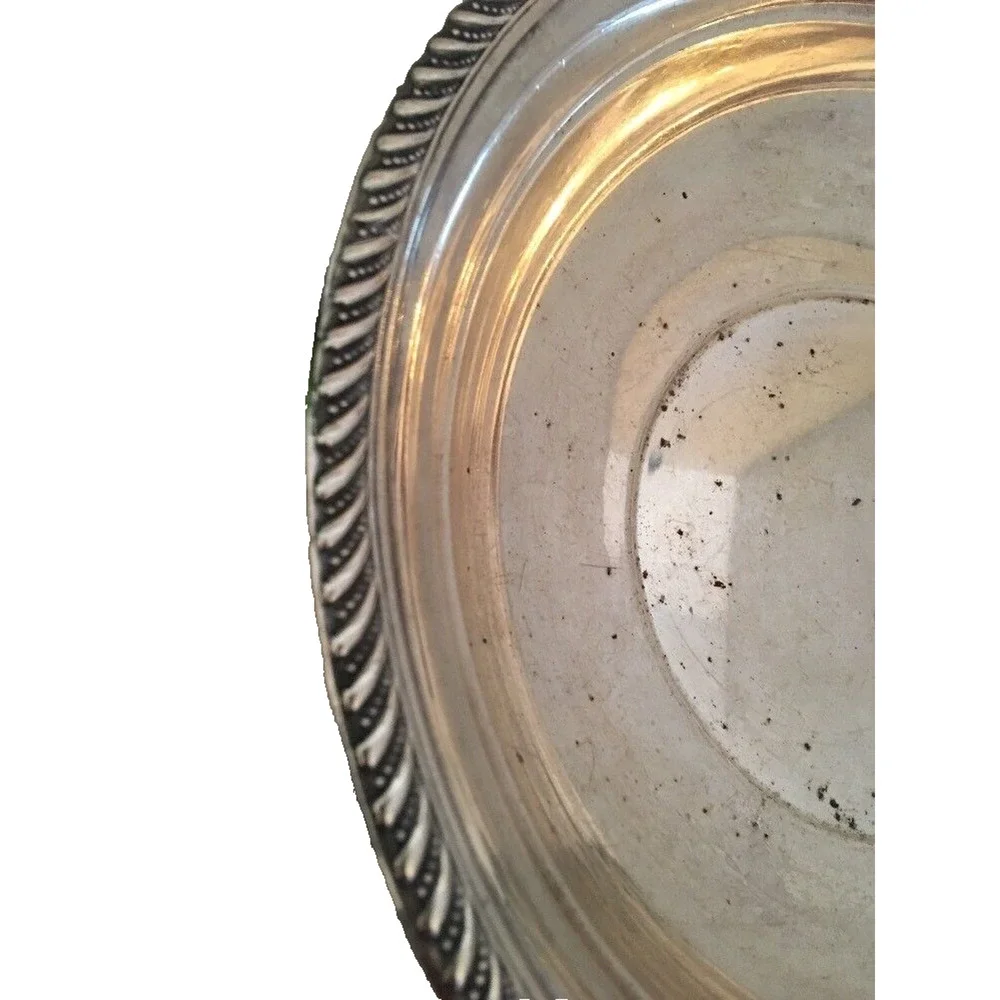 Vintage Art S. Co Silverplate Round 9